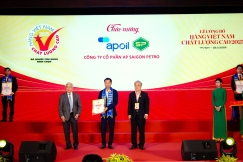AP SAIGON PETRO VINH DỰ NHẬN CHỨNG NHẬN HÀNG VIỆT NAM CHẤT LƯỢNG CAO 2025