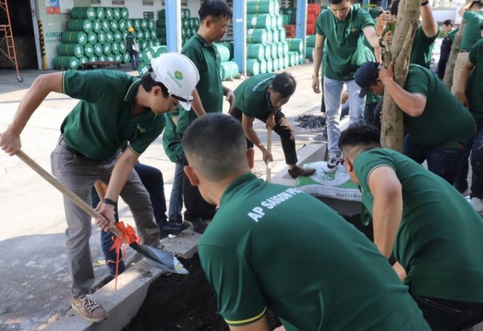 THÔNG ĐIỆP “VÌ MÔI TRƯỜNG XANH” TẠI NGÀY HỘI TRỒNG CÂY CỦA AP SAIGON PETRO
