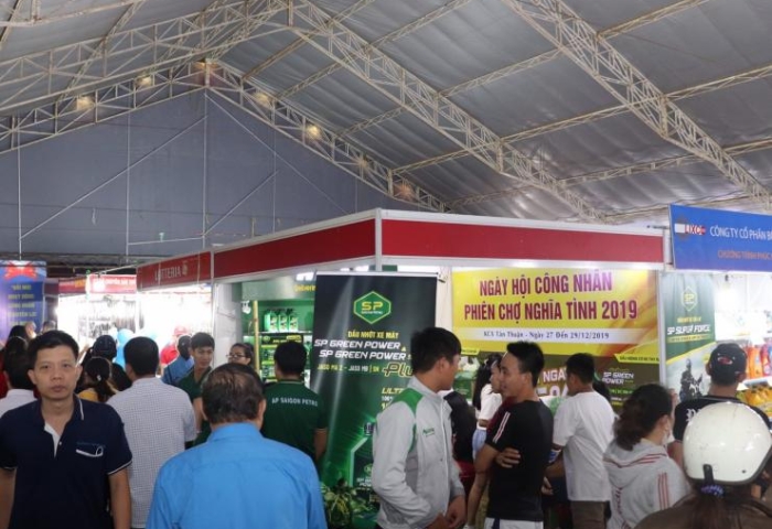 AP SAIGON PETRO ĐỒNG HÀNH CÙNG “NGÀY HỘI CÔNG NHÂN, PHIÊN CHỢ NGHĨA TÌNH 2019”
