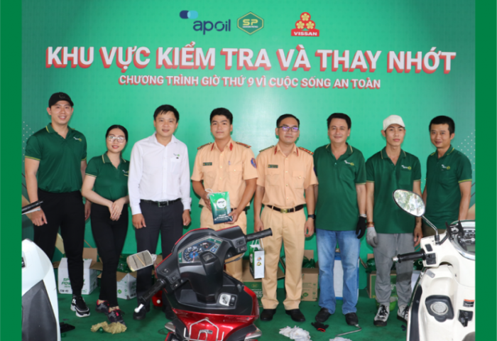 GIỜ THỨ 9 CÙNG AP SAIGON PETRO - VÌ MỘT CUỘC SỐNG AN TOÀN CHO CỘNG ĐỒNG