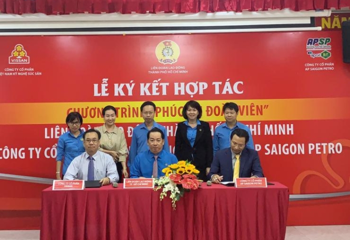AP SAIGON PETRO KÝ KẾT HỢP TÁC “CHƯƠNG TRÌNH PHÚC LỢI ĐOÀN VIÊN 2019” VỚI LIÊN ĐOÀN LAO ĐỘNG TP.HCM