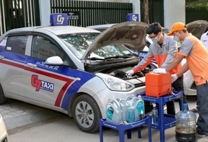 AP SAIGON PETRO ĐỒNG HÀNH CÙNG BUỔI LỄ KÝ KẾT HỢP TÁC GIỮA CÔNG TY CP LIÊN MINH GARAONLINE VÀ CÔNG TY CP QUẢN LÝ TAXI G7