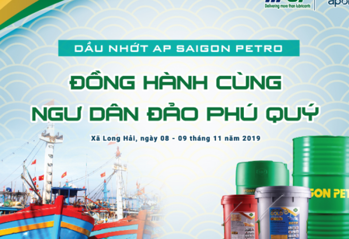 AP SAIGON PETRO ĐỒNG HÀNH CÙNG NGƯ DÂN ĐẢO PHÚ QUÝ