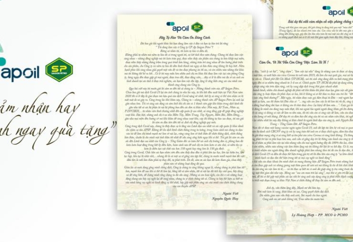 CHÌA KHOÁ GẮN KẾT ĐẠI GIA ĐÌNH AP SAIGON PETRO TRONG MÙA DỊCH