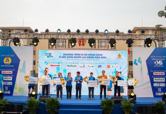 CÙNG AP SAIGON PETRO TẠO NÊN Ý NGHĨA TẠI CHƯƠNG TRÌNH ĐI BỘ ĐỒNG HÀNH NĂM 2024 “VÌ SỨC KHOẺ NGƯỜI LAO ĐỘNG”