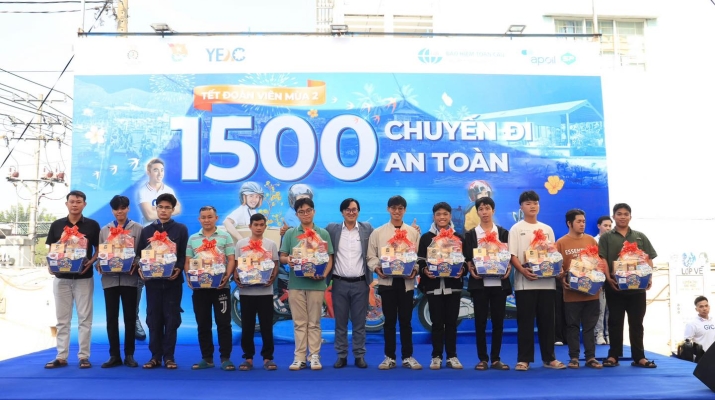 AP SAIGON PETRO ĐỒNG HÀNH CÙNG "TẾT ĐOÀN VIÊN MÙA 2" NĂM 2025 – 1500 CHUYẾN ĐI AN TOÀN 