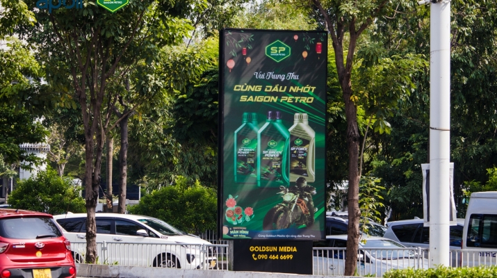 BILLBOARD QUẢNG CÁO LED CỦA AP SAIGON PETRO ĐÃ XUẤT HIỆN TRÊN CÁC TUYẾN PHỐ LỚN TẠI THÀNH PHỐ HỒ CHÍ MINH