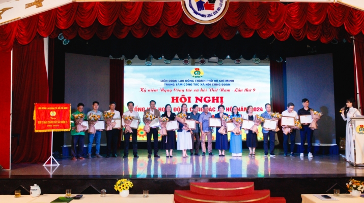 LIÊN ĐOÀN LAO ĐỘNG TP.HCM VINH DANH AP SAIGON PETRO VÌ NHỮNG ĐÓNG GÓP CHĂM LO NGƯỜI LAO ĐỘNG