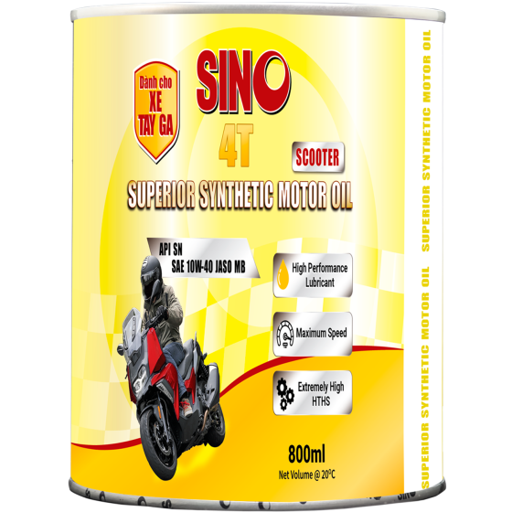 SINO 4T SN 10W-40 JASO MB