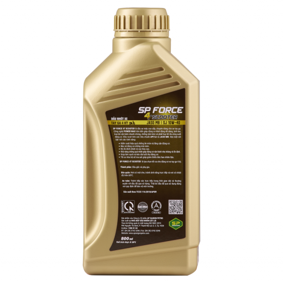 SP FORCE 4T SCOOTER SJ 10W-40